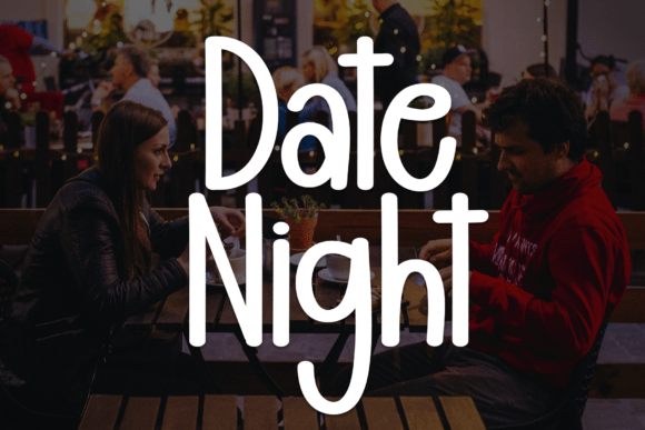 A Warm Handwritten Font for Crafters: Meet Date Night