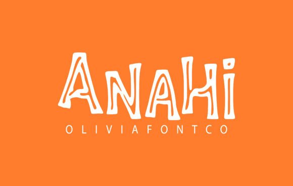 Anahi: A Romantic Handwritten Display Font for Editorial Design
