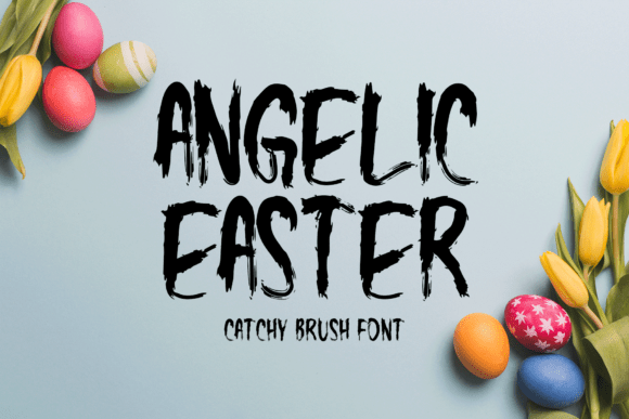 Angelic Easter: A Brush Display Font for Consistent Branding