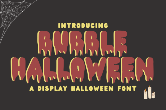 Bubble Halloween Font Review: A Spooky Display Typeface