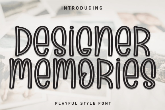 Designer Memories: A Warm Handwritten Display Font for Brands