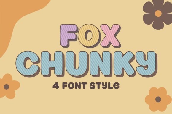 Fox Chunky: A Bold Display Font for Playful Branding
