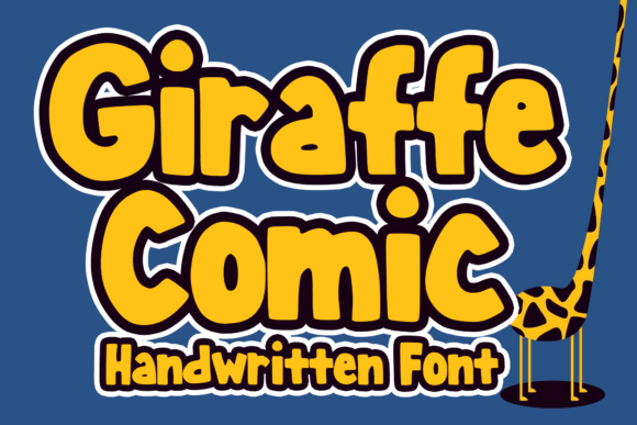 Giraffe Comic: A Bold Display Font for Web Design