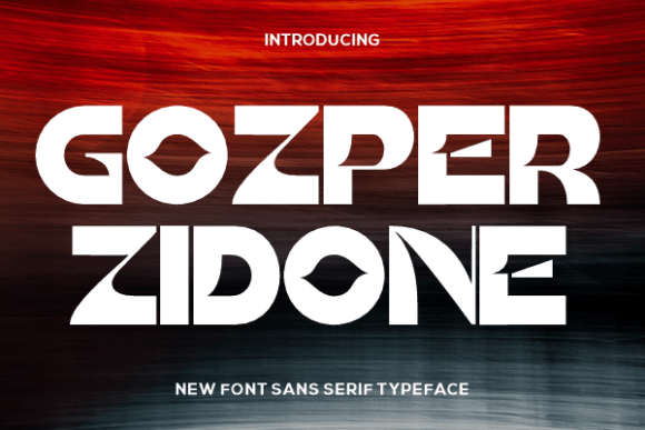 Gozper Zidone: The Bold Sans Serif Font for Editorial Impact