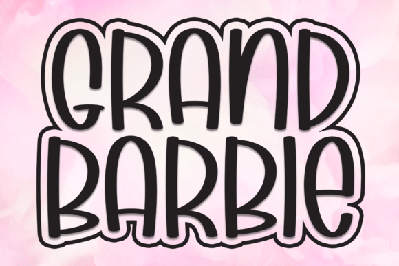 Grand Barbie: A Friendly Handwritten Display Font for Creatives