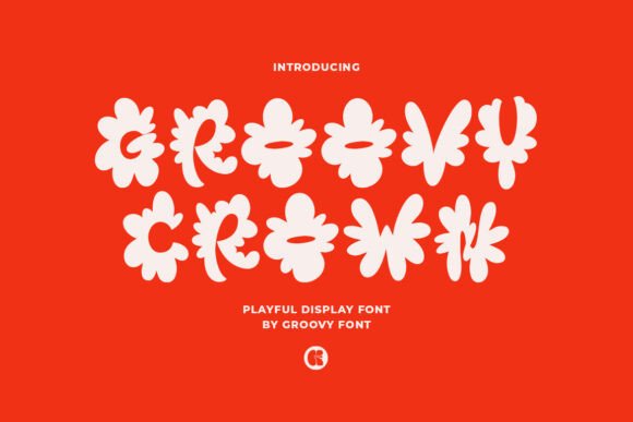 Groovy Crown: A Whimsical Sunflower Display Font