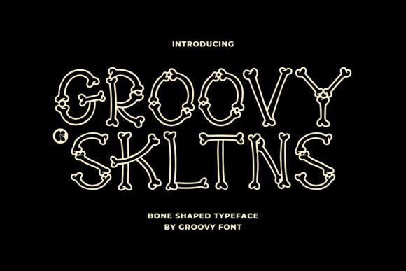 Groovy Skltns: A Bone-Shaped Font for Makers