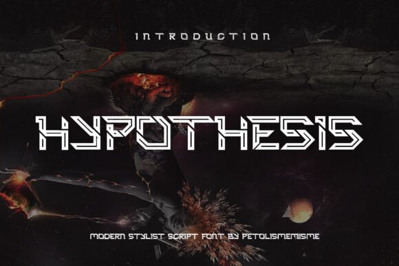 Hypothesis: A Futuristic Font for Makers and Sellers