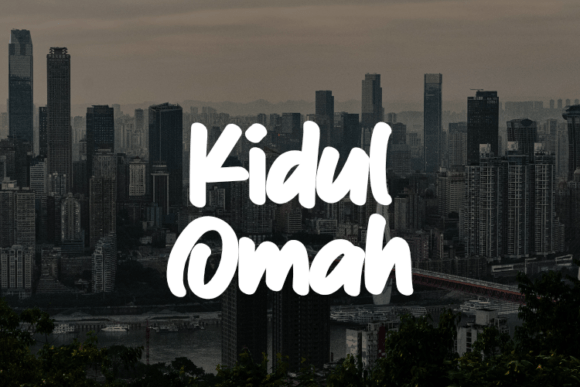 Kidul Omah: A Display Typeface That Brings Editorial Warmth