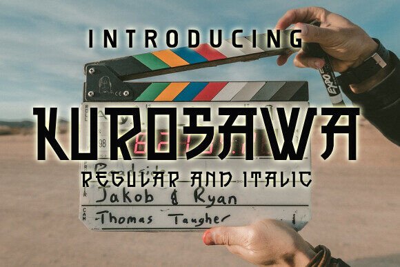 Kurosawa: A Japan-Inspired Font for Editorial Design