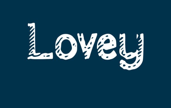 Lovey Font: A Romantic Handwritten Typeface for Web Designers