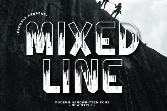 Mixedline: A Dynamic Display Font for Bold Branding
