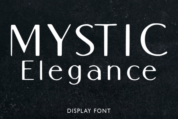 Mystic Elegance: A Display Font for Strong Campaign Visuals