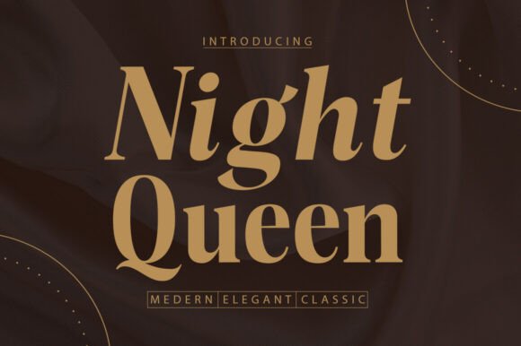 Night Queen Font: A Modern Serif for Business Branding