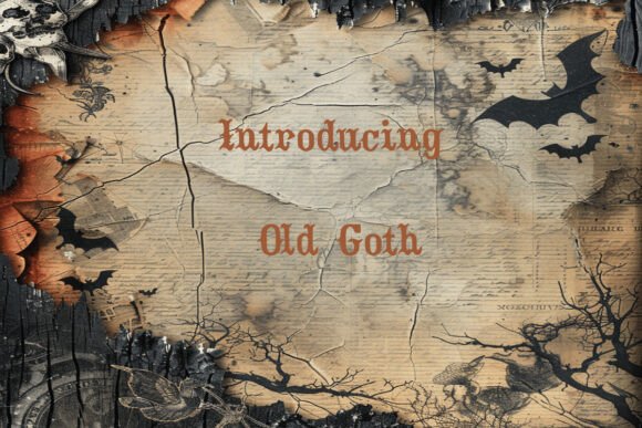 Old Goth: The Vintage Display Font for Crafters and Sellers