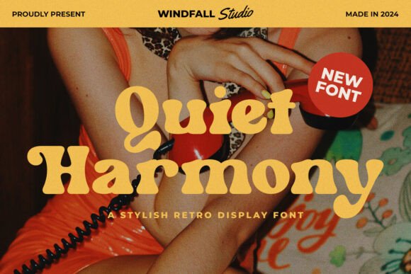 Quiet Harmony Display Font for Cohesive Small Business Branding
