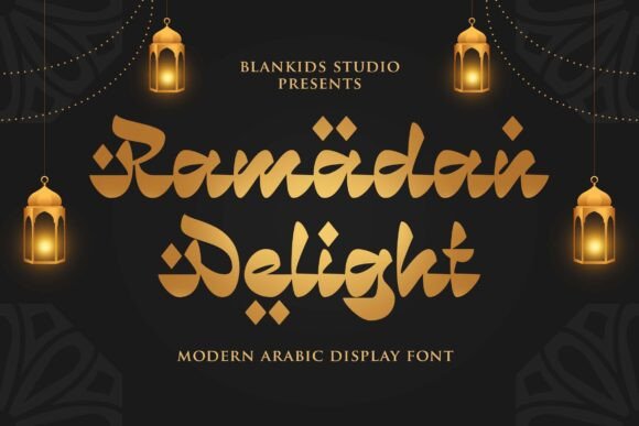 Ramadan Delight: An Arabic Display Font for Bold Branding