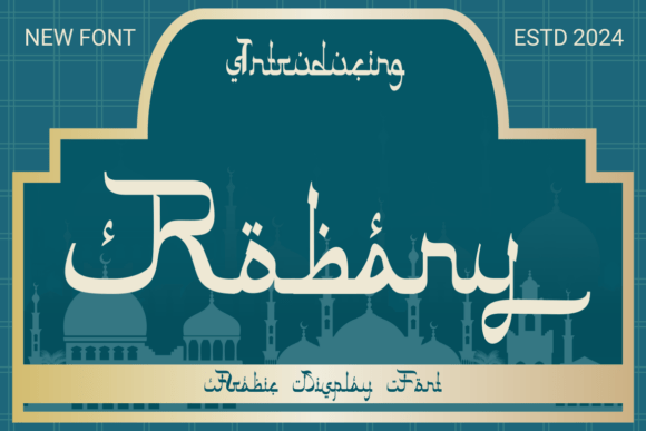 Robany: An Arabic-Style Serif for Editorial Elegance