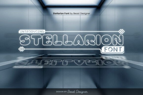 Stellarion: A Sleek Display Font for High-Impact Digital Content