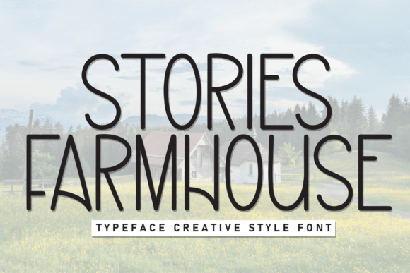 Stories Farmhouse Font: Sweet Handwritten Charm for Crafters