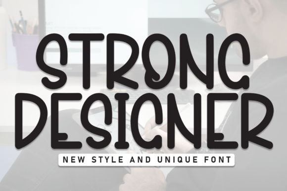 Strong Designer: The Handwritten Display Font for Editorial Warmth
