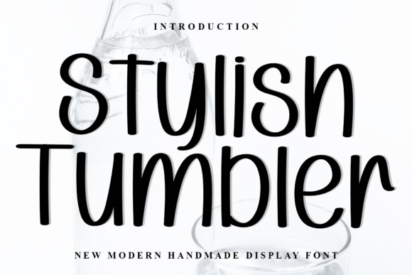 Stylish Tumbler: The Playful Display Font for Editorial Design