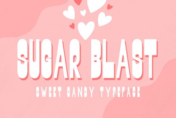 Sugar Blast: A Bold Display Font for Campaign Creatives