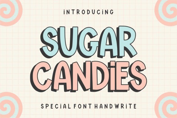 Sugar Candies Font: A Bubbly Display Typeface for Fun Campaigns