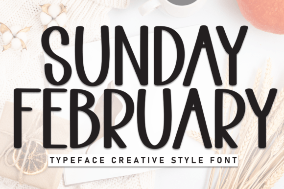 Sunday February Font: A Handwritten Display Typeface for Web Design
