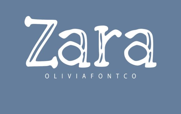 Zara Font: A Romantic Handwritten Typeface for Digital Brands